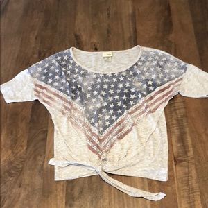 American flag shirt